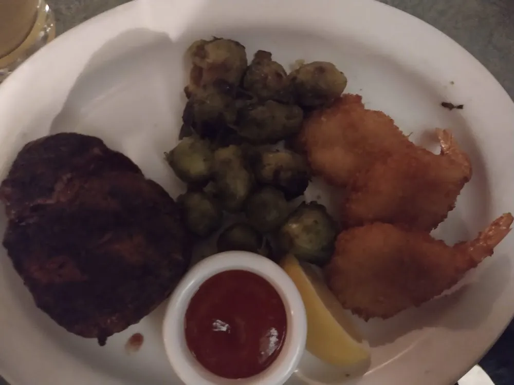 Filet Mignon and Shrimp